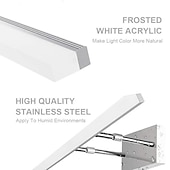 お買い得  バニティーライト-ミラーライトLEDミラーランプ27.56インチ回転可能な調整可能なモダンな北欧スタイル70センチ16ワット浴室照明金属製の壁ライトIP20