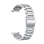 billige Samsung klokkebånd-Klokkerem til Samsung Watch 3 45mm, Galaxy Wacth 46mm, Gear S3 Classic / Frontier, Gear 2 Neo Live Rustfritt stål Erstatning Stropp 22mm Armbånd