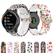 cheap Garmin Watch Bands-Watch Band for Garmin Forerunner 645/245/158/55 Music Vivoactive 3 Music Vivoactive 3 Venu Sq 2(Music) / Sq(Music) / 2 Plus, Venu Vívoactive 3 (Music), Vívomove 3 / HR / Sport / Style / Luxe Silicone