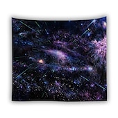 billige Planet Tapestry-galakse veggteppe tåkevev stjernehimmel veggteppe fargerik kosmisk ut romvev psykedelisk mystiske stjerner veggteppe veggoppheng til tak stue sovesal dekor&amp;amp; # 40; 92,5 &quot;× 70,5&quot;, galakse&amp;amp; # 41;