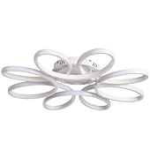 preiswerte Dimmbare Deckenleuchten-LED-Deckenleuchte 8 Köpfe 6 Köpfe modernes Blumendesign Metall Silikagel linear lackierte Oberflächen 65cm 110-120v 220-240v