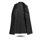 cheap Men&#039;s Trench Coat-Men&#039;s Winter Coat Wool Coat Overcoat Outdoor Work Fall &amp; Winter Wool Outerwear Clothing Apparel Basic Solid Colored Shirt Collar Single Breasted
