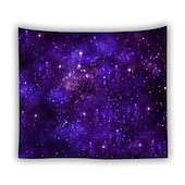 billige Planet Tapestry-galakse veggteppe tåkevev stjernehimmel veggteppe fargerik kosmisk ut romvev psykedelisk mystiske stjerner veggteppe veggoppheng til tak stue sovesal dekor&amp;amp; # 40; 92,5 &quot;× 70,5&quot;, galakse&amp;amp; # 41;