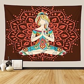 billige boho billedvev-indisk syv chakra meditasjon billedvev yoga studio billedvev romdekorasjoner indre fred veggteppe reiki åndelig helbredende gave