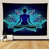 billige boho billedvev-indisk syv chakra meditasjon billedvev yoga studio billedvev romdekorasjoner indre fred veggteppe reiki åndelig helbredende gave