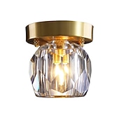 preiswerte Kristall-Deckenleuchte-11 cm Unterputz Deckenleuchte Gold Kristall Metall Messing modern 110-120V 220-240V