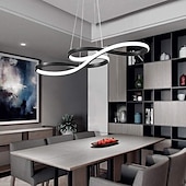 economico Design della linea-luci l.t. 1 luce 75 cm lampada a sospensione dimmerabile in acrilico lampadario a led design nota regolabile moderno per illuminazione domestica soggiorno solo dimmerabile con telecomando