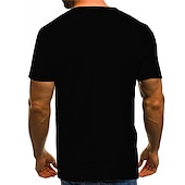 cheap 3D T shirts-Men&#039;s Graphic Tee Tuxedo Shirts Short Sleeve T shirt 3D Print Round Neck Shirt Exaggerated Basic Daily Black White Yellow Clothing Apparel Normal S M L XL XXL 3XL 4XL