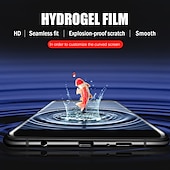 olcso Samsung-képernyővédők-[3 csomag] Képernyővédő fólia Kompatibilitás Samsung Galaxy S23 S22 S21 S20 Plus Ultra A54 A34 A14 A73 A53 A33 A72 A52 A42 A71 A51 A31 TPU hidrogél 9H erősség Magától gyógyuló Anti Bubbles