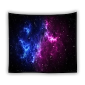 billige Planet Tapestry-galakse veggteppe tåkevev stjernehimmel veggteppe fargerik kosmisk ut romvev psykedelisk mystiske stjerner veggteppe veggoppheng til tak stue sovesal dekor&amp;amp; # 40; 92,5 &quot;× 70,5&quot;, galakse&amp;amp; # 41;
