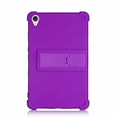 billige lenovo saker-Tablett Etuier Covere Til Lenovo M8 FHD / HD TB-8505/8506/8705 med justerbar støtte Helkroppsbeskyttende Støvtett Silikon