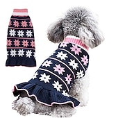 abordables Vêtements &amp; accessoires-Chien Petits Animaux à Fourrure N / C Pull Robe Manteau pour Chien Robe pour Chien Chemise pour Chien / T-shirt pour Chien Chaud Vêtements pour chiens
