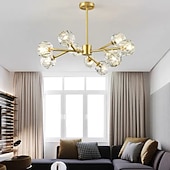 economico Modello sputnik-Lampadario di lusso a 9 teste da 80 cm in oro con lampadario di lusso realizzato in ottone di rame di alta qualità, moda moderna 110-120 v 220-240 v