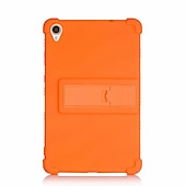 billige lenovo saker-Tablett Etuier Covere Til Lenovo M8 FHD / HD TB-8505/8506/8705 med justerbar støtte Helkroppsbeskyttende Støvtett Silikon