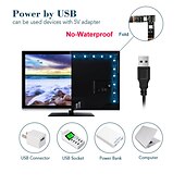 cheap USB Strip Lights-App Intelligent Control Bluetooth Mesh Smart Led Lights Strip 1M 2M 3M 4M 5M 5050 RGB SMD 30 LEDs Per Meters with IR 24 Key Controller USB Port DC5V