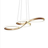 economico Design della linea-luci l.t. 1 luce 75 cm lampada a sospensione dimmerabile in acrilico lampadario a led design nota regolabile moderno per illuminazione domestica soggiorno solo dimmerabile con telecomando
