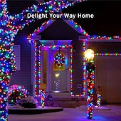 cheap Solar String Lights-LED Solar Outdoor String Lights, Waterproof 12m 100LEDs &amp; 7m 50LED String Lights for Christmas Garden &amp; Party
