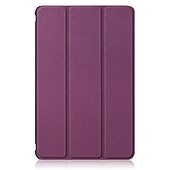 cheap Samsung Tablets Case-Tablet Case Cover For Samsung Galaxy Tab S9 S8 Plus 12.4&quot; S8 11&quot; S7 FE 12.4&quot; S6 Lite 10.4&quot; S5E 10.5&quot; A8 A7 10.4&quot; A7 Lite 8.7&quot; A 8&quot; A 10.1&quot; 2022 Trifold Stand Flip Magnetic Solid Colored PC PU Leather