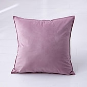 cheap Textured Throw Pillows-Decorative Toss Pillows 1 Pc Luxury Velvet Solid Color Pillow Case Cover Living room Bedroom Sofa Cushion Cover Outdoor Cushion for Sofa Couch Bed Chair Pink Blue Sage Green Purple
