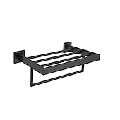 Недорогие Держатели для полотенец-Держатель для полотенец / Полка для ванной Многослойный / Креатив Современное Нержавеющая сталь 1шт - Ванная комната На стену