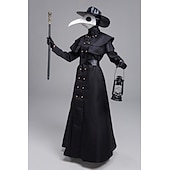 preiswerte Herren Kollektion-Cosplay Kostüm Pestdoktor Mittelalterlich Urlaubskleid Erwachsene Herren Damen Karneval Festival Verkleiden