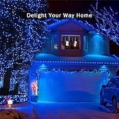 cheap Solar String Lights-LED Solar Outdoor String Lights, Waterproof 12m 100LEDs &amp; 7m 50LED String Lights for Christmas Garden &amp; Party