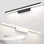 billiga Vanitylampor-led spegellampa 81cm modern/modern stil badrumslampor aluminium borstat material skåp vägglampor sminkbelysning sminklampa sminklampa minimalistisk 110-120/110-120v 32w