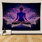 billige boho billedvev-indisk syv chakra meditasjon billedvev yoga studio billedvev romdekorasjoner indre fred veggteppe reiki åndelig helbredende gave