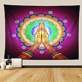 billige boho billedvev-indisk syv chakra meditasjon billedvev yoga studio billedvev romdekorasjoner indre fred veggteppe reiki åndelig helbredende gave