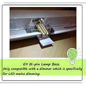 economico Lampadine-1pc 6pcs 10 watt rivestito di silicone g9 ha condotto la lampadina 360 gradi dimmerabile g9 lampadina 60w equivalente 72pcs smd 3014 led g9 ac220v