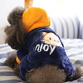 ieftine salopete-haine pentru câini îi iubesc pe tata și mama iarnă haine pentru câini pentru animale de companie paltoane pentru câini mici, mijlocii, jachete pentru pudel chihuahua (m, i love mama)
