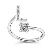 billige Trendy smykker-1 stk Bandring For Herre Dame Krystall Hvit Legering Klassisk