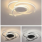 economico Lampade da soffitto con dimmer-plafoniera a led 56 cm oro rosa verde khaki champaign oro deserto rose gold luci da incasso in alluminio gel di silice geometrico 72w dimmerabile con telecomando per la cucina illuminazione domestica camera da letto