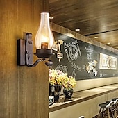 baratos Iluminação de Parede LED-Lightinthebox lâmpada de parede retro vintage rústico scone de parede de vidro para quarto cabeceira industrial luz de parede luminárias led lâmpadas corredor escada