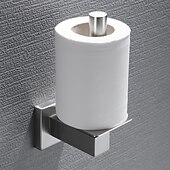 economico Portasciugamani-il set di accessori per il bagno include portasciugamani da bagno/porta accappatoio/porta asciugamani in acciaio inossidabile 304 montato a parete argentato 3 pezzi