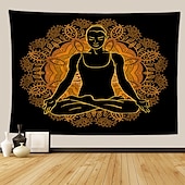 billige boho billedvev-indisk syv chakra meditasjon billedvev yoga studio billedvev romdekorasjoner indre fred veggteppe reiki åndelig helbredende gave