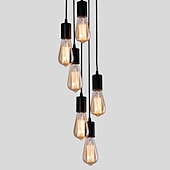 preiswerte Insellichter-100 cm Cluster Design Pendelleuchte Metall Vintage Country 220-240v