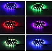お買い得  防水ストリップライト-usb led ストリップ ライト 1 〜 5 メートル 3.3 〜 16.4 フィート smd 5050 rgb 変色 dc5v デスク スクリーン テレビ バックライト ip65 防水