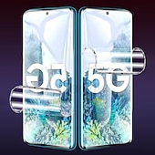 olcso Samsung-képernyővédők-[3 csomag] Képernyővédő fólia Kompatibilitás Samsung Galaxy S23 S22 S21 S20 Plus Ultra A54 A34 A14 A73 A53 A33 A72 A52 A42 A71 A51 A31 TPU hidrogél 9H erősség Magától gyógyuló Anti Bubbles