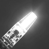 Недорогие Светодиодные двухконтактные лампы-10 шт. Светодиодная лампа g4 3 Вт, эквивалентная галогенной лампе g4 30 Вт, мини-светодиодная лампа g4, теплый белый 3000 К, дневной свет, белый 6000 К, G4 base dc, 12 в
