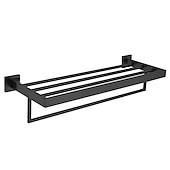 Недорогие Держатели для полотенец-Держатель для полотенец / Полка для ванной Многослойный / Креатив Современное Нержавеющая сталь 1шт - Ванная комната На стену