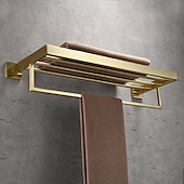 Недорогие Держатели для полотенец-Держатель для полотенец / Полка для ванной Многослойный / Креатив Современное Нержавеющая сталь 1шт - Ванная комната На стену