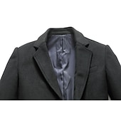 Χαμηλού Κόστους Ανδρική καμπαρντίνα-Ανδρικά Χειμερινό παλτό Μάλλινο Παλτό Πανωφόρι ΕΞΩΤΕΡΙΚΟΥ ΧΩΡΟΥ Γραφείο Χειμώνας Φθινόπωρο Πολυεστέρας Αντιανεμικό Ζεστό Εξωτερικά ενδύματα Ρούχα Κλασικό Πέτο