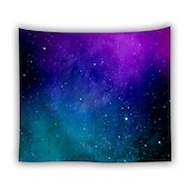 billige Planet Tapestry-galakse veggteppe tåkevev stjernehimmel veggteppe fargerik kosmisk ut romvev psykedelisk mystiske stjerner veggteppe veggoppheng til tak stue sovesal dekor&amp;amp; # 40; 92,5 &quot;× 70,5&quot;, galakse&amp;amp; # 41;