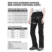 economico Pantaloni e pantaloncini-pantaloni foderati in pile idra da donna pantaloni da sci da neve impermeabili isolati impermeabili in softshell