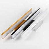 billiga Vanitylampor-led spegellampa 81cm modern/modern stil badrumslampor aluminium borstat material skåp vägglampor sminkbelysning sminklampa sminklampa minimalistisk 110-120/110-120v 32w