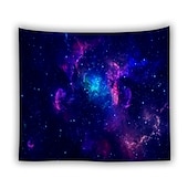 billige Planet Tapestry-galakse veggteppe tåkevev stjernehimmel veggteppe fargerik kosmisk ut romvev psykedelisk mystiske stjerner veggteppe veggoppheng til tak stue sovesal dekor&amp;amp; # 40; 92,5 &quot;× 70,5&quot;, galakse&amp;amp; # 41;