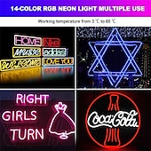 billige Neon LED-lys-220v led neon fleksibel stripe tau lys vanntett smd2835 120led/m med strømplugg rgb farge skiftende 8x16mm 5m 10m 20m