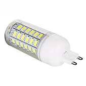 זול נורות תירס לד-5w e14 e27 g9 LED נורה תירס bi pin 56led 5730smd חם קריר לבן 50w לוגן זרקור שווה ערך לנברשת חסכוני באנרגיה AC220-240v