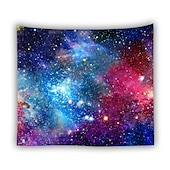 billige Planet Tapestry-galakse veggteppe tåkevev stjernehimmel veggteppe fargerik kosmisk ut romvev psykedelisk mystiske stjerner veggteppe veggoppheng til tak stue sovesal dekor&amp;amp; # 40; 92,5 &quot;× 70,5&quot;, galakse&amp;amp; # 41;